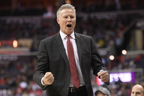Brett Brown will lead the Boomers to the Tokyo Olympics.