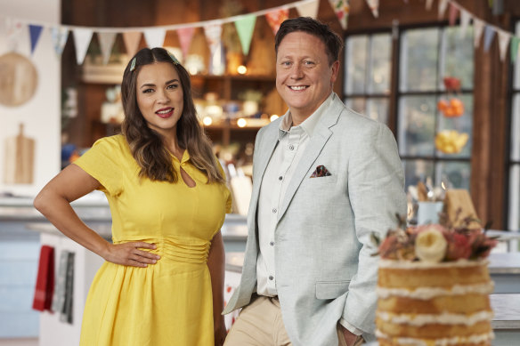 New The Great Australian Bake Off judges Rachel Khoo and Darren Purchese.