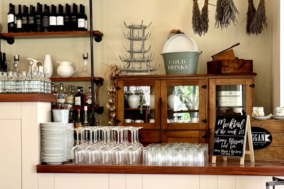 Laggan Pantry has rustic charm.