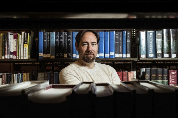 Owen Spear at the State Library of Victoria.