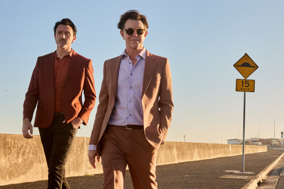 Something for Kate’s Paul Dempsey and Powderfinger’s Bernard Fanning have merged to form Fanning Dempsey National Park. 