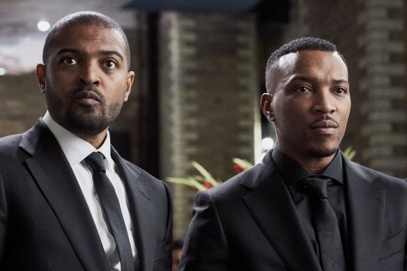 Longtime professional competitors Noel Clarke and Ashley Walters (right) are a team in Bulletproof.