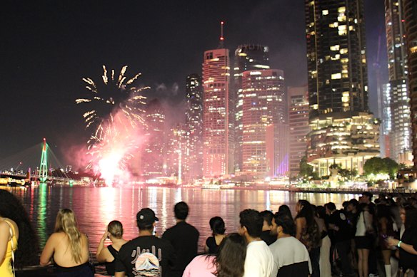 About 100,000 people are expected to attend New Year’s Eve fireworks shows in Brisbane this year.