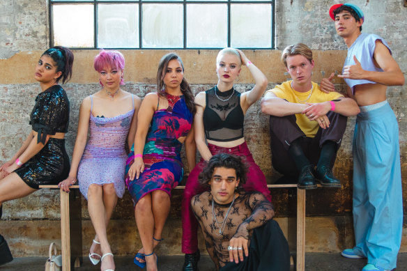 The cast of Heartbreak High, screened on Netflix.