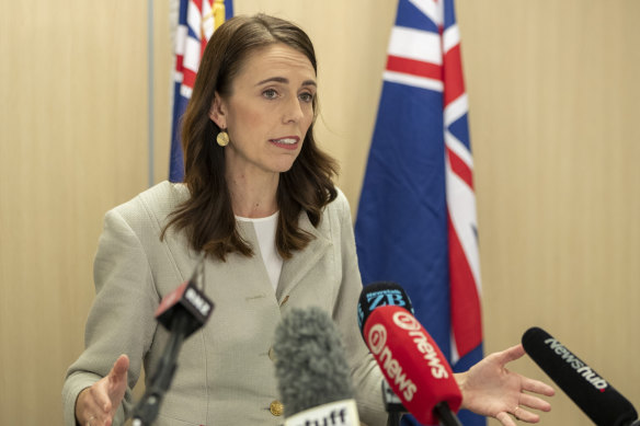 New Zealand Prime Minister Jacinda Ardern.