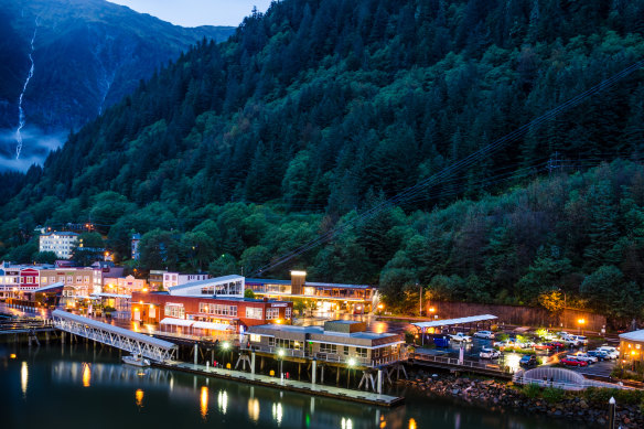 The capital is only accessible by air or by water along the Gastineau Channel.