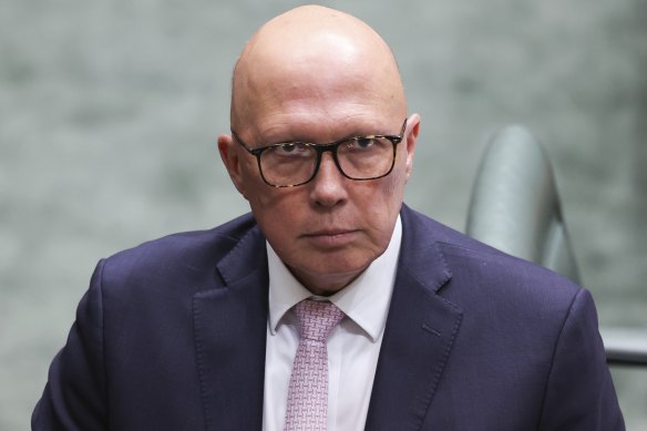 Opposition Leader Peter Dutton.