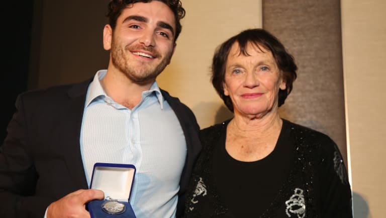 Accolade: Parramatta captain Adrian Musico with the 2018 Catchpole Medal.
