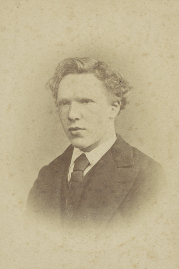 The only known photo of Vincent, aged 19.