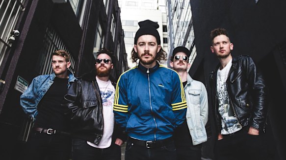 Bede Kennedy, centre, and Castlecomer.