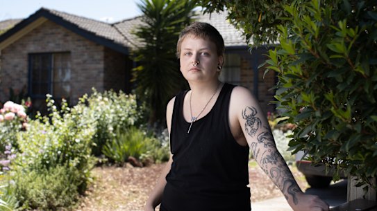 Pierce Boonham, a jobseeker, spends half his income on a share house in Mill Park.
