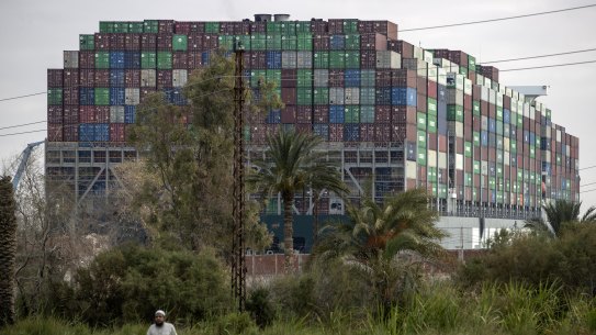 The backlog has cleared after the Ever Given ship was wedged in the Suez Canal for six days. 