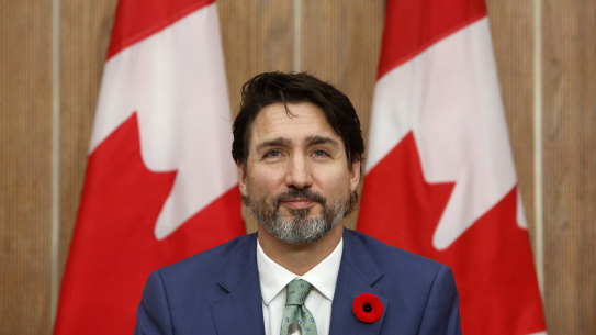 Justin Trudeau has been among the first to congratulate Joe Biden.