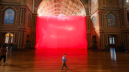 The MATRIA installation at the Royal Exhibition Building.
