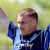 Charlie Cale warms up during a Wallabies training session.