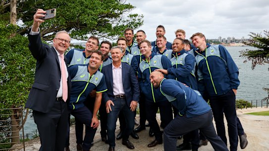 Prime Minister Anthony Albanese hosts a New Years Day Cricket Reception at Kirribilli House.