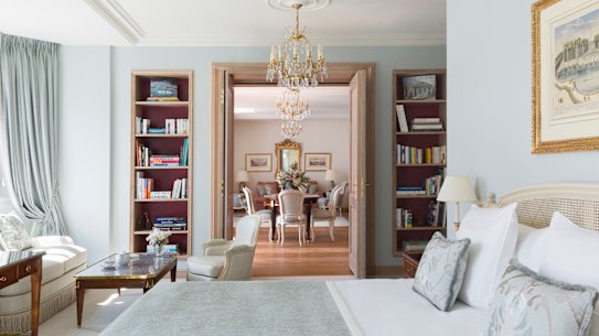 Le Bristol’s Lumiere suite, €15,000 a night plus tax.