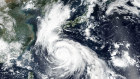 Typhoon Haishen barrelling toward Japan's Okinawa islands.