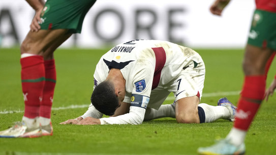 Cristiano Ronaldo and Portugal succumbed to Morocco at the World Cup.