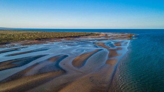 Bay of Rest near Heron Point in the Exmouth Gulf, where Subsea 7 has proposed its pipeline fabrication facility. 