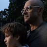 Robert Kantor with his son, Joseph, who used to love to play ball on the fields of Rose Bay Secondary School.