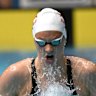 Summer McIntosh at Canada’s swimming trials.
