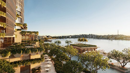 Teneriffe Banks development in Brisbane. 