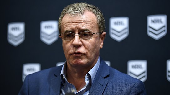 Response: NRL head of football Graham Annesley.