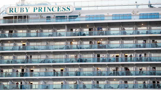 189 cases in Ruby Princess crew have been added to the NSW tally.