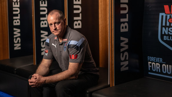 NSW Blues coach Michael Maguire.
