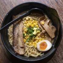 Shyun’s pork butter corn ramen.