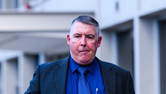 Glen Coleman is on trial for allegedly raping a woman whose complaint he was investigating
