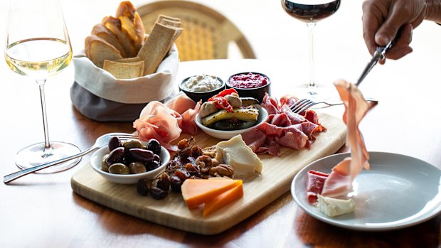 Serve smaller portions on grazing platters and top up when necessary to avoid food sitting out for too long.