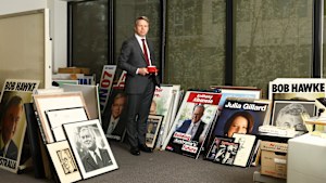 Paul Erickson at Labor HQ in Canberra.