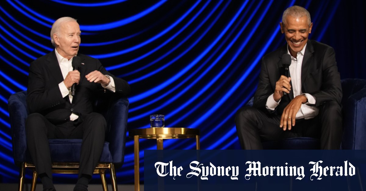Joe Biden looks to likes of Obama, Clooney, Streisand and Kimmel for support – but it’s not quite working