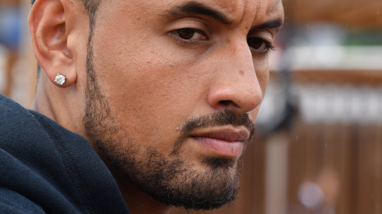 Tough match: Nick Kyrgios plays Milos Raonic on Tuesday in the first round at the Australian Open.