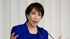 Sanae Takaichi, the newly-elected leader of Japan’s ruling party, the Liberal Democratic Party (LDP), attends a press conference after the LDP presidential election.