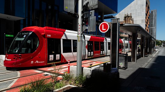 The first stage of Parramatta’s light rail line opened just before Christmas.