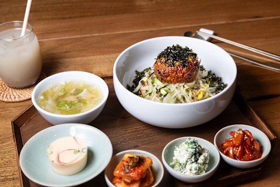 By day, Ondo serves lunch sets with hot dishes, rice and sides.