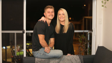 Timea Butler and Charlie Trueman are looking to buy their first home near Cronulla NSW.