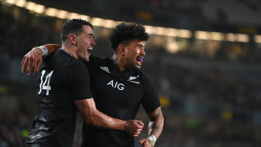 Will Jordan and Ardie Savea.