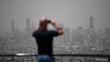 Brisbane and large parts of southeast Queensland have been covered with smoke haze for several days as a result of bushfires.