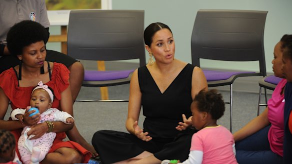 Meghan has several affordable workwear pieces on high rotation, such as this jumpsuit by Everlane.