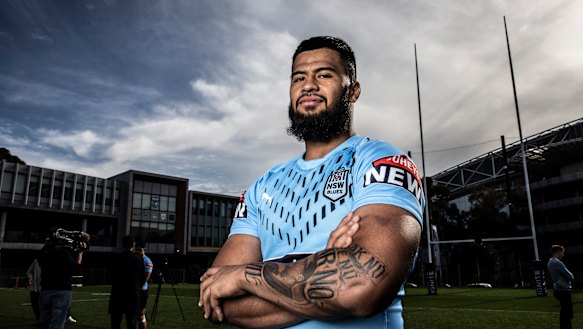 NSW and Brisbane enforcer Payne Haas has had plenty on his plate of late.