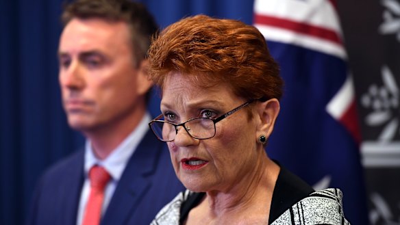 Queensland Senator and One Nation leader Pauline Hanson.