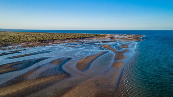 Bay of Rest near Heron Point in the Exmouth Gulf, where Subsea 7 has proposed its pipeline fabrication facility. 