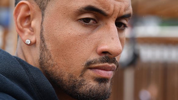 Tough match: Nick Kyrgios plays Milos Raonic on Tuesday in the first round at the Australian Open.