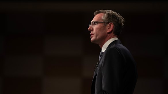 Too soon: in an ambitious address to the National Press Club on December 8, Dominic Perrottet suggested “now was the right time” to reflect on lessons from the pandemic.