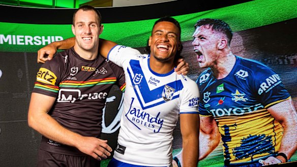 Stephen Crichton will come up against his former teammates at the Panthers for the first time since joining the Bulldogs this year.