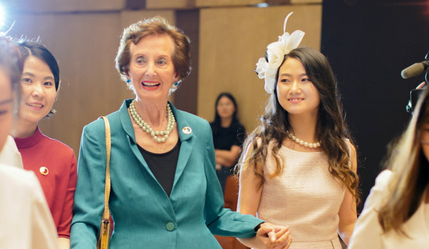 Now a great-grandmother, Dally-Watkins has spent the past five years teaching Western etiquette in China. “Even if I don’t feel 100 per cent, I pretend I am,” she says. 